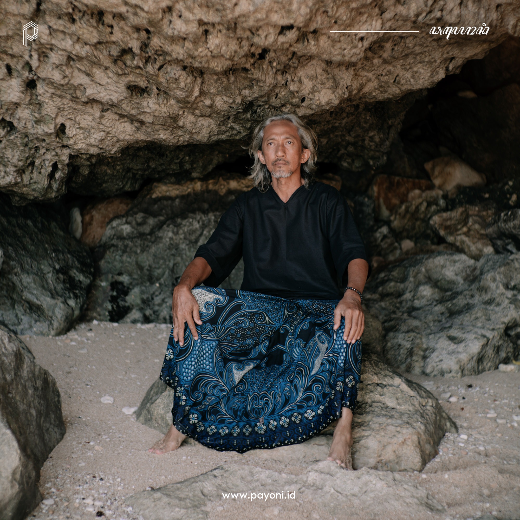 Sarung Lampahan - Biru