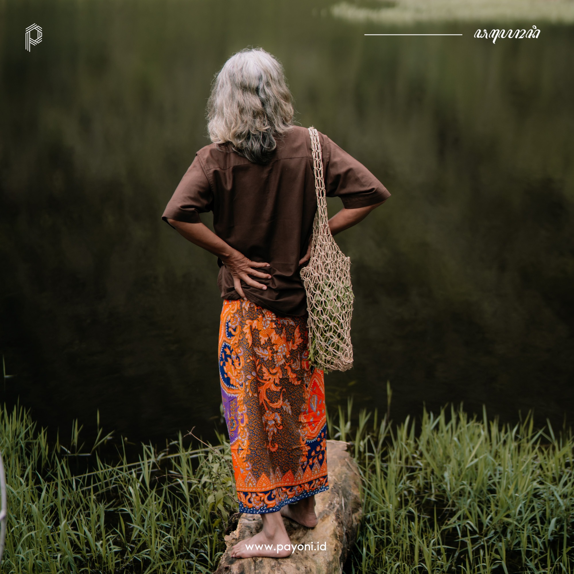 Sarung Satyagraha - Jingga Ayu