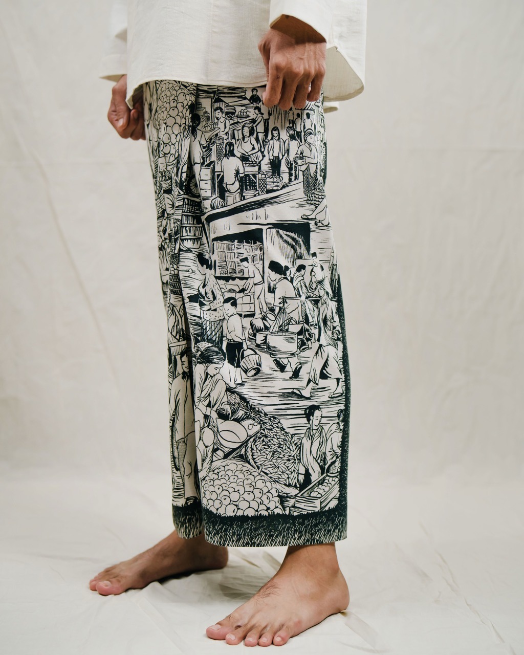 Sarung Majapahit - Hitam