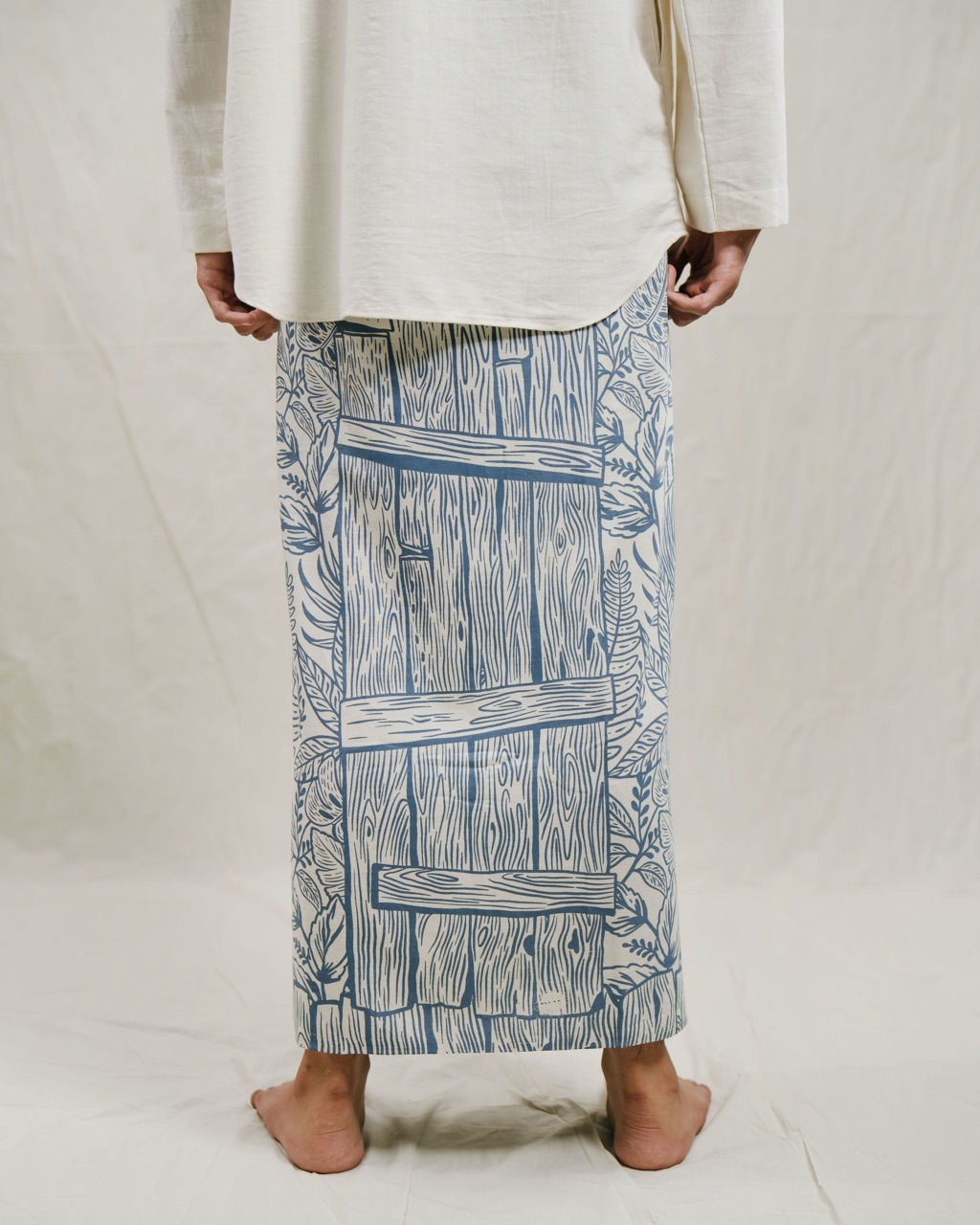 Sarung Medar Arum - Biru Langit