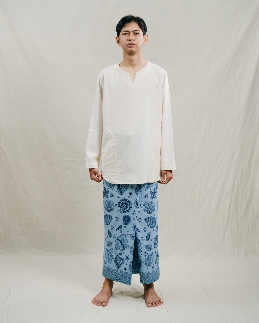 Sarung Segoroaji - Biru Laut