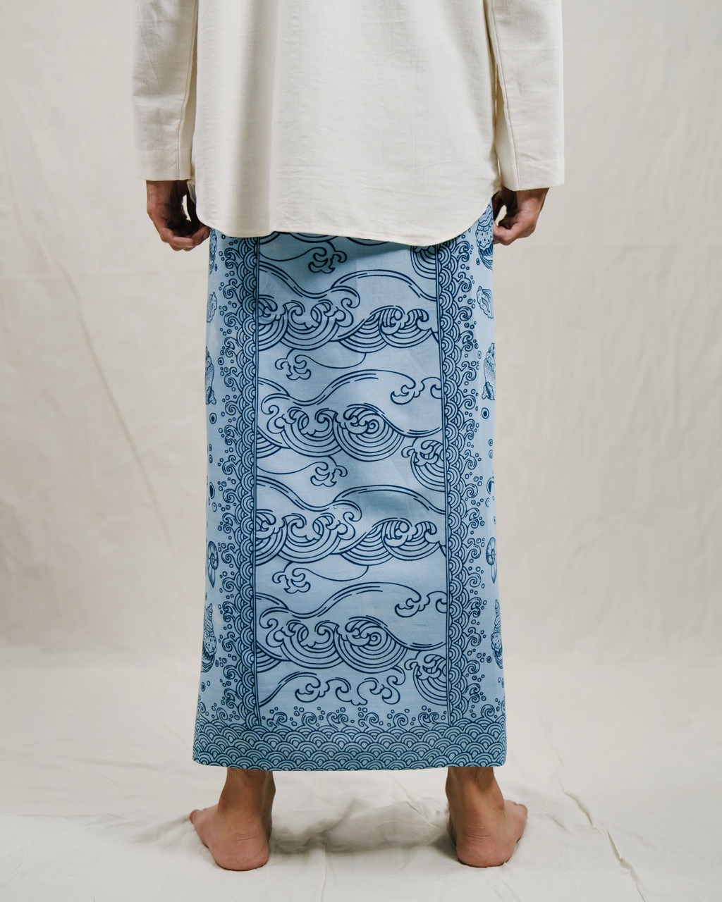 Sarung Segoroaji - Biru Laut