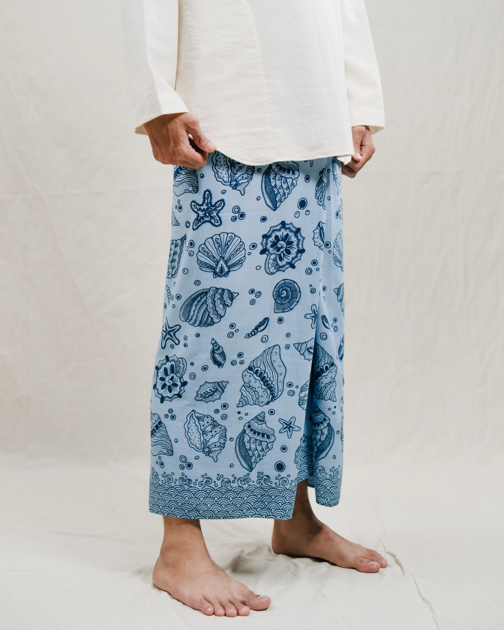 Sarung Segoroaji - Biru Laut