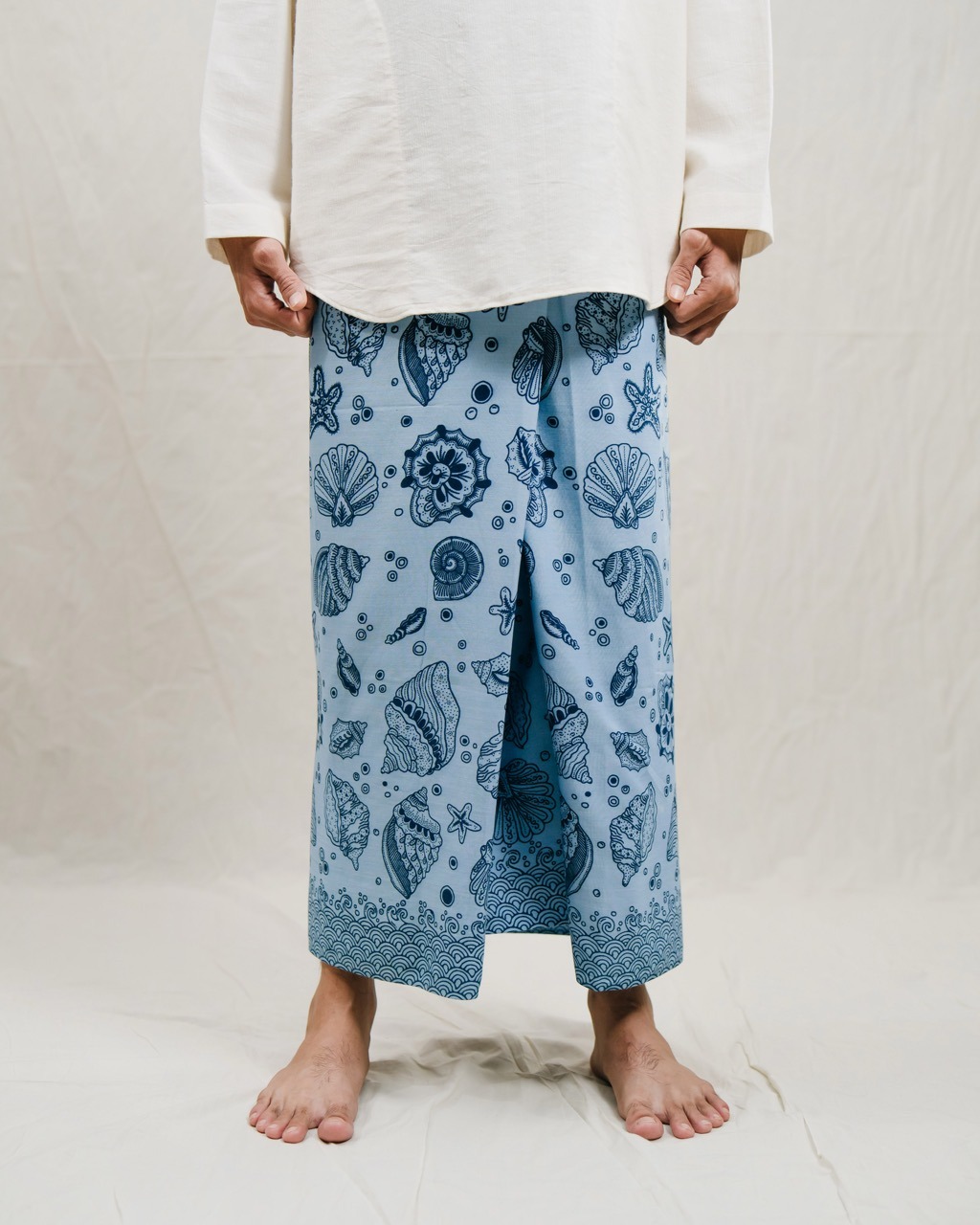 Sarung Segoroaji - Biru Laut