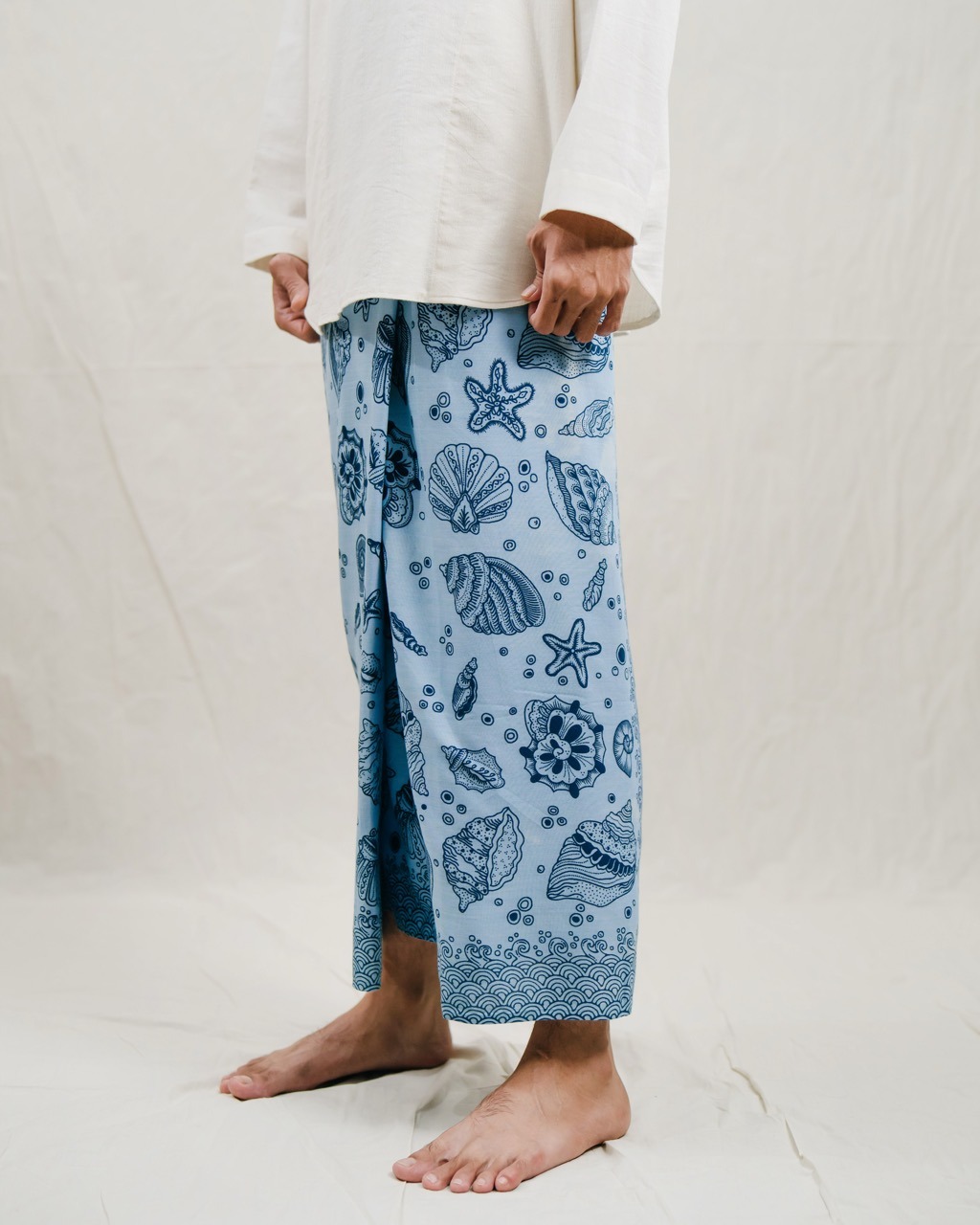 Sarung Segoroaji - Biru Laut