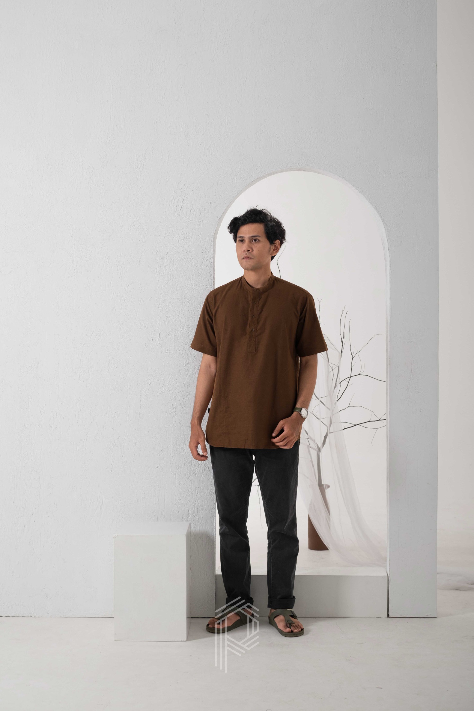 Kemeja Koko Nirwasita - Coklat