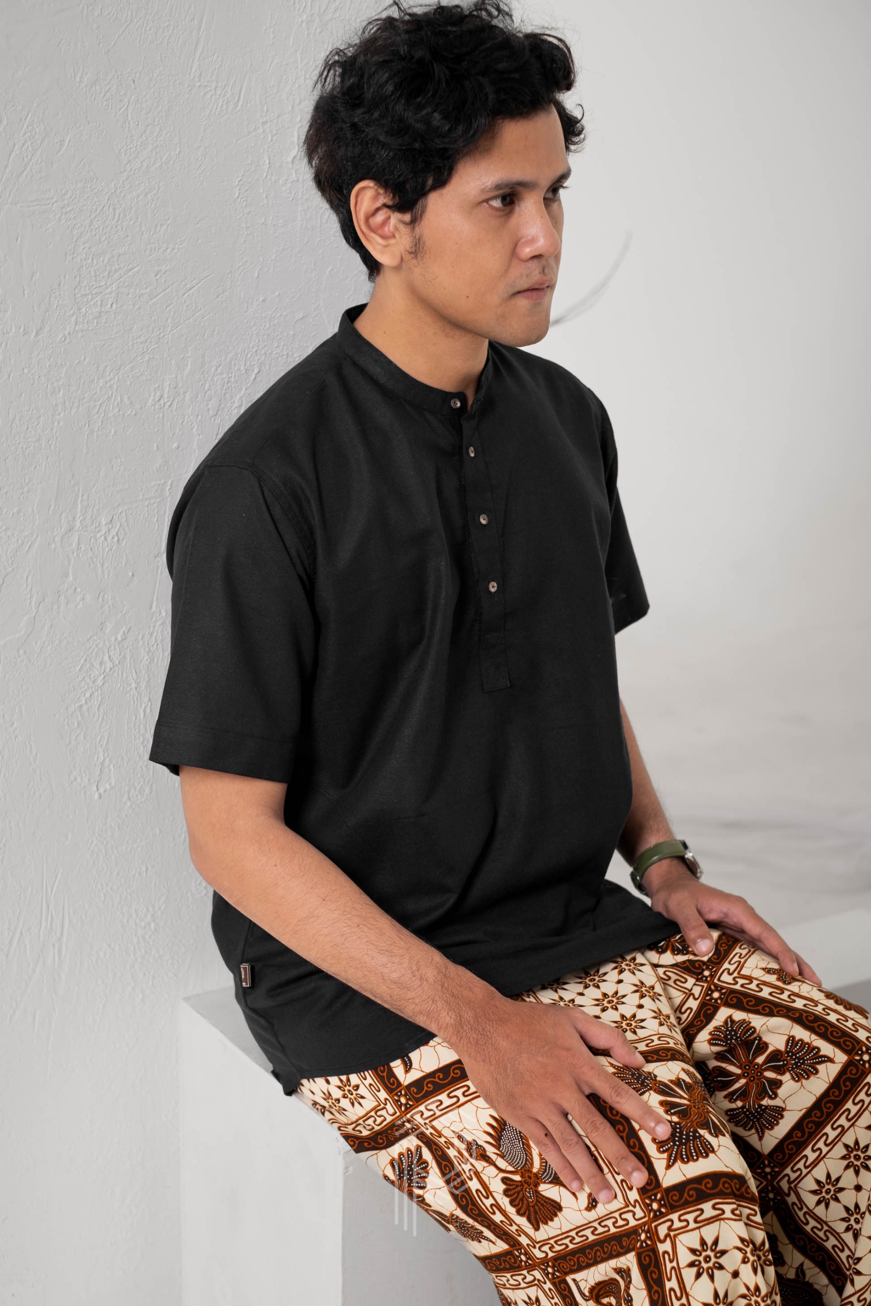 Kemeja Koko Nirwasita - Hitam