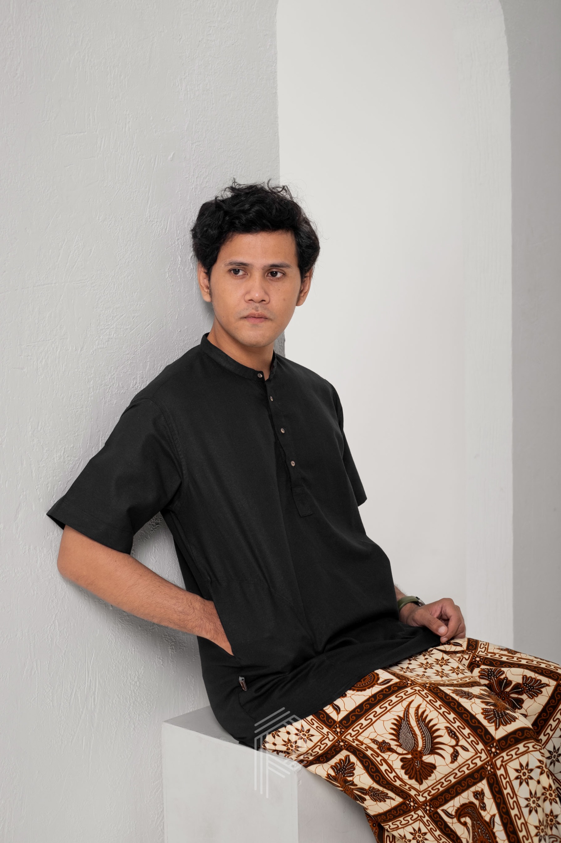 Kemeja Koko Nirwasita - Hitam