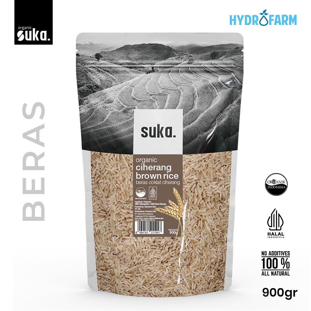 Organic Ciherang Brown Rice / Beras Coklat Ciherang - SUKA