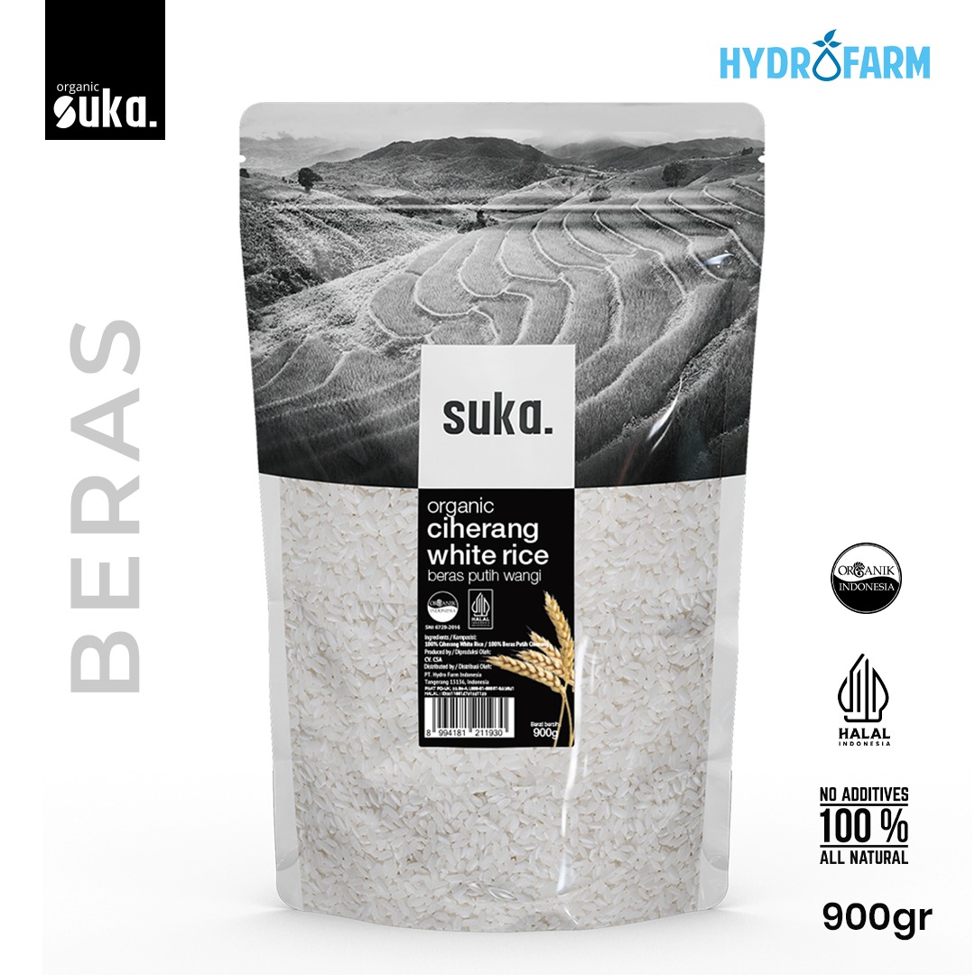 Organic Ciherang White Rice / Beras Putih Ciherang - SUKA
