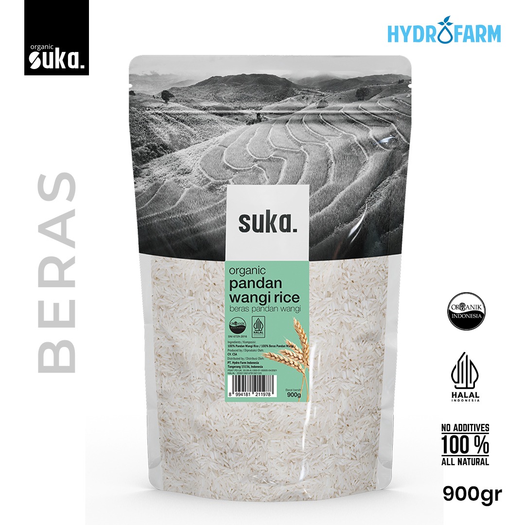 Organic Panda Wangi Rice / Beras Organik Pandan Wangi - SUKA