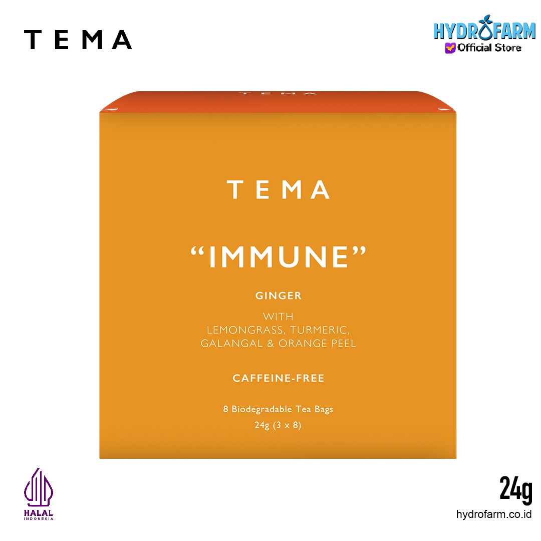 Tema - Tea Bags Immune / Ginger Turmeric Galangal / Teh Jahe, Kunyit & Lengkuas
