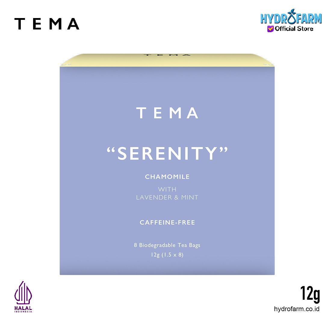 Tema - Tea Bags Serenity / Chamomile Lavender Tea / Teh Bunga Kamomil Lavender