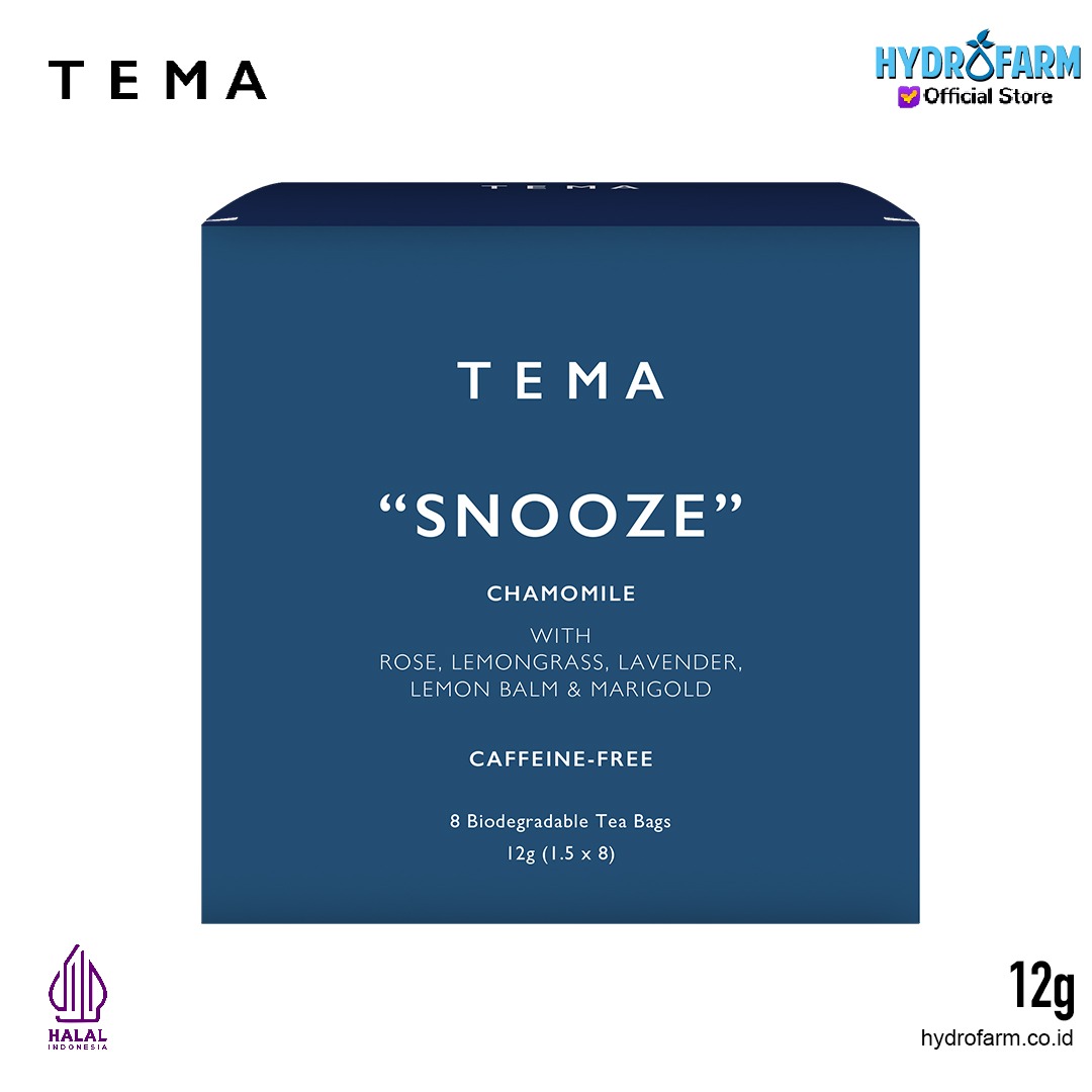 Tema - Tea Bags Snooze / Chamomile Lavender Lemongras / Teh Bunga Lavender & Serai