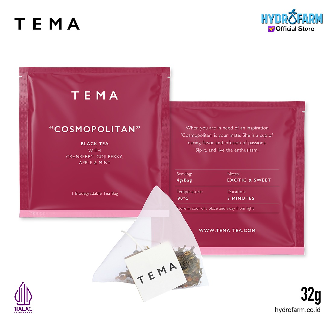 Tema - Tea Bags Cosmopolitan / Black Berries Tea / Teh Hitam Beri