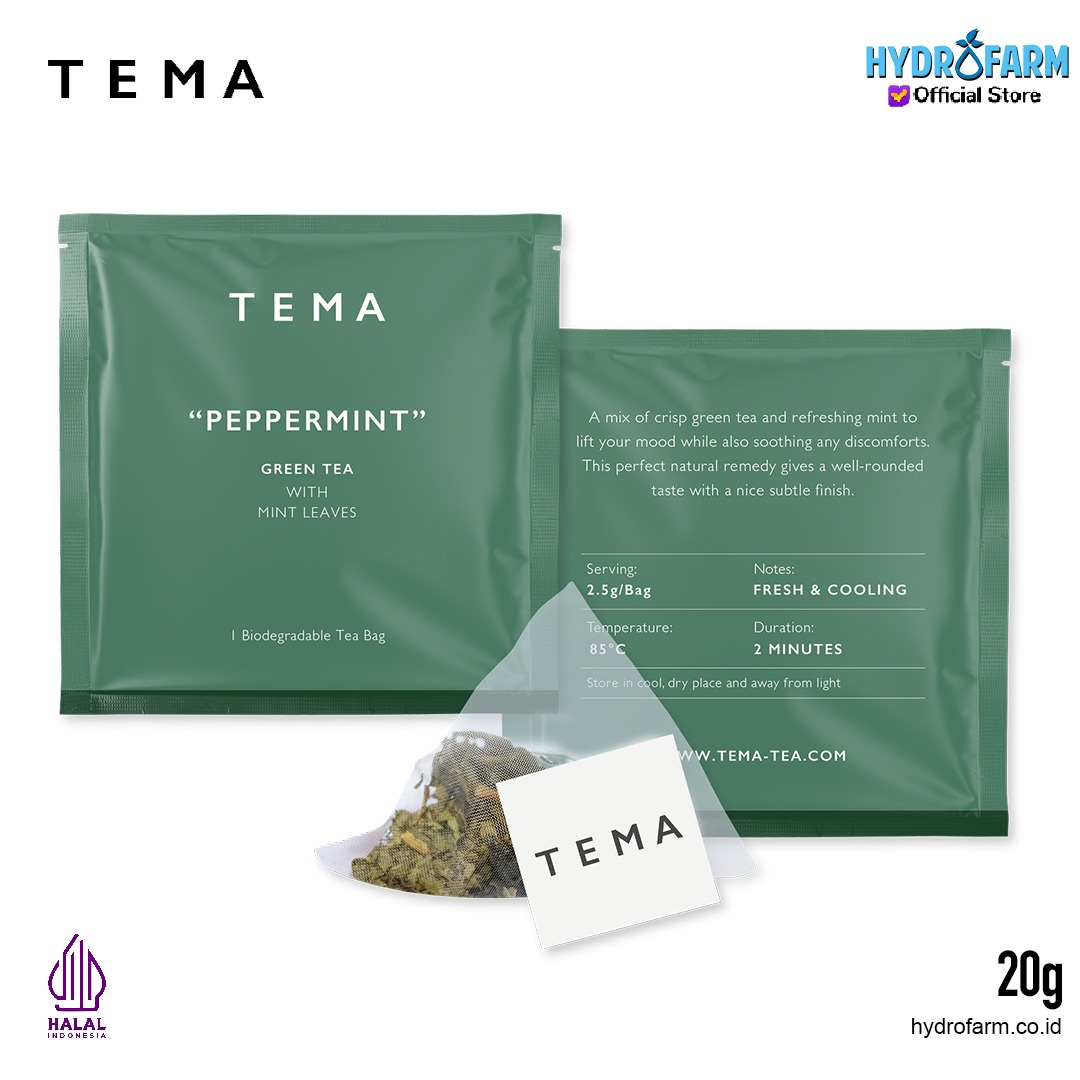 Tema - Tea Bags Peppermint / Green Mint / Teh Daun Mint
