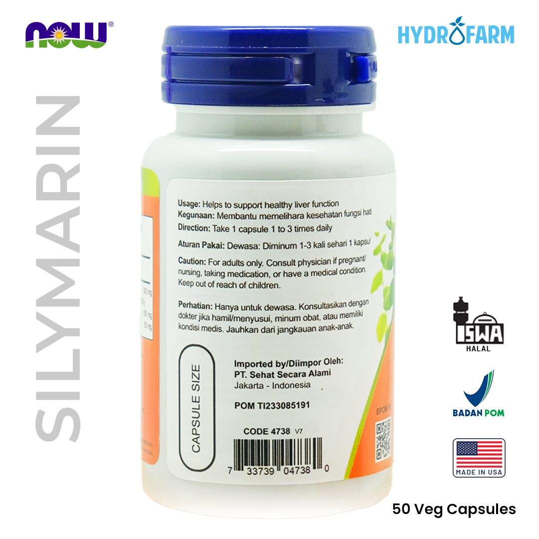 Now - Silymarin Milk Thistle Extract 150mg 120 Capsules