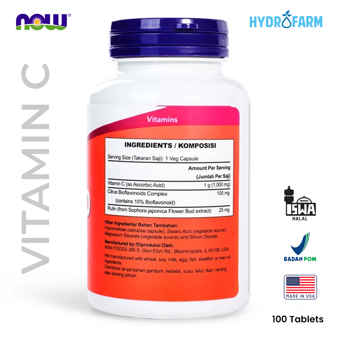 Now - Vitamin C-1000 100 Capsules