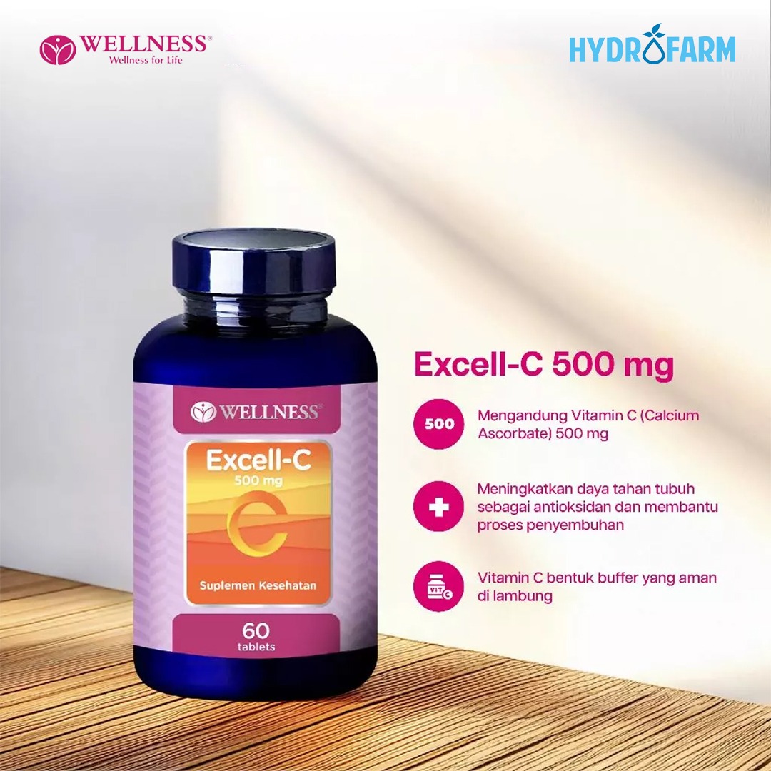 Wellness - Excell-C 500mg (60 Tablets)