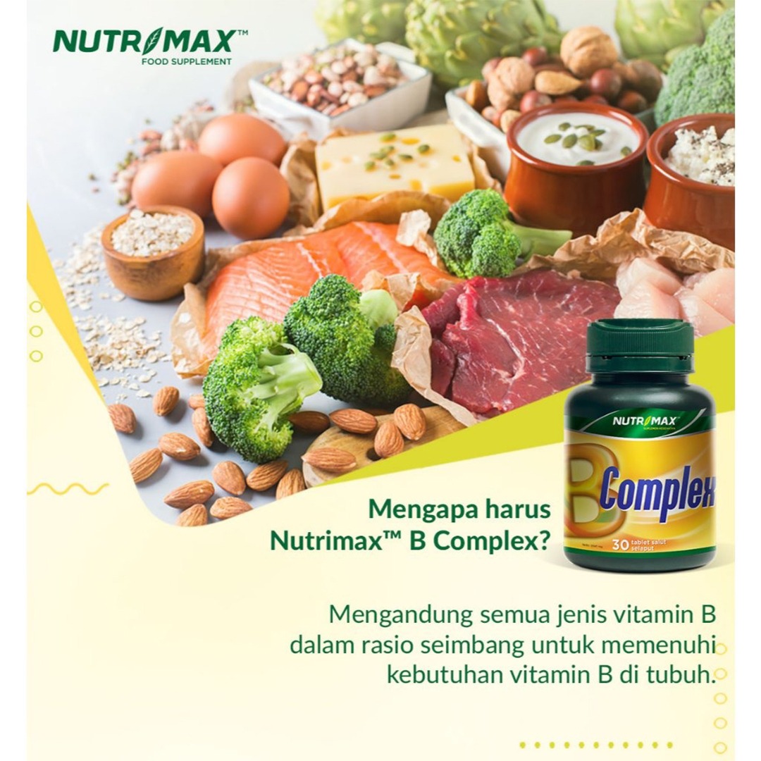 Nutrimax - B Complex Suplemen Kesehatan Vitamin B Kompleks