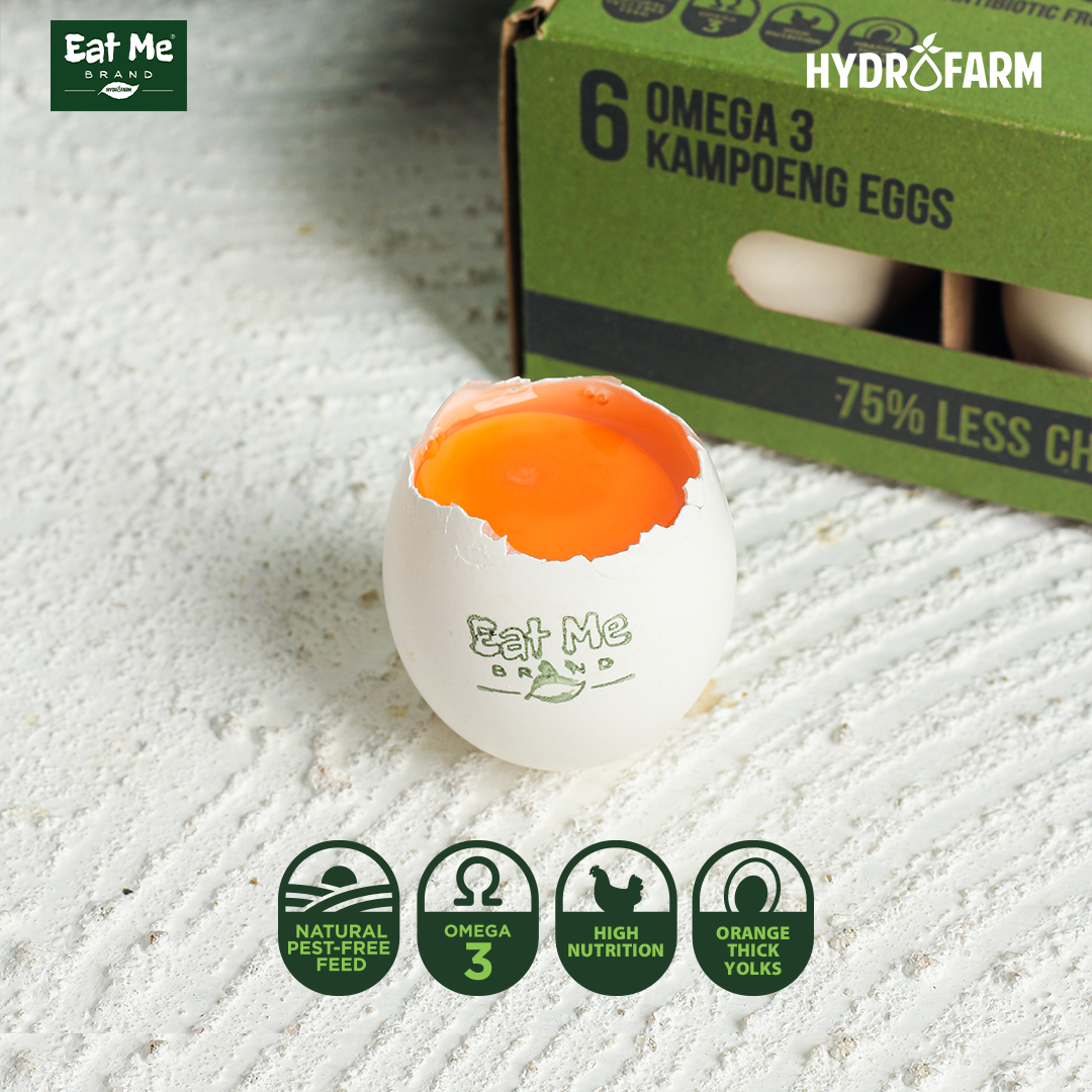 Telur Kampung Omega / Omega Free Range Eggs - Eat Me Brand