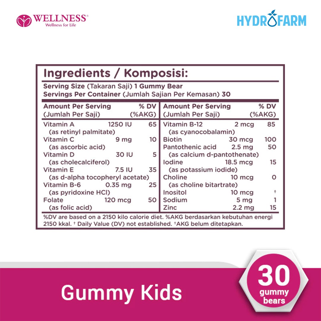 Wellness - Gummy Kids Children's Multivitamins