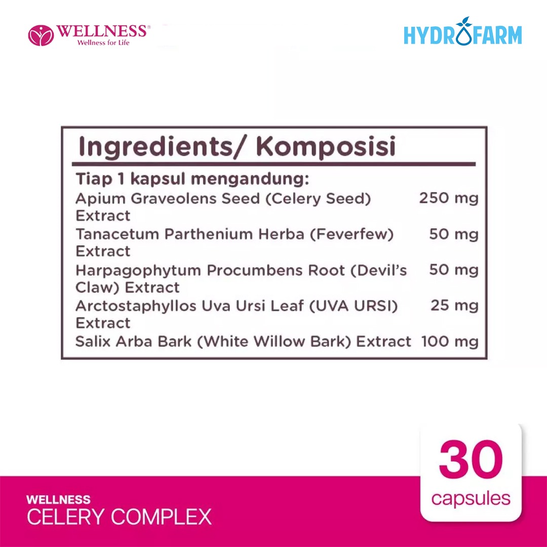 Wellness - Celery Complex (30 Capsule)