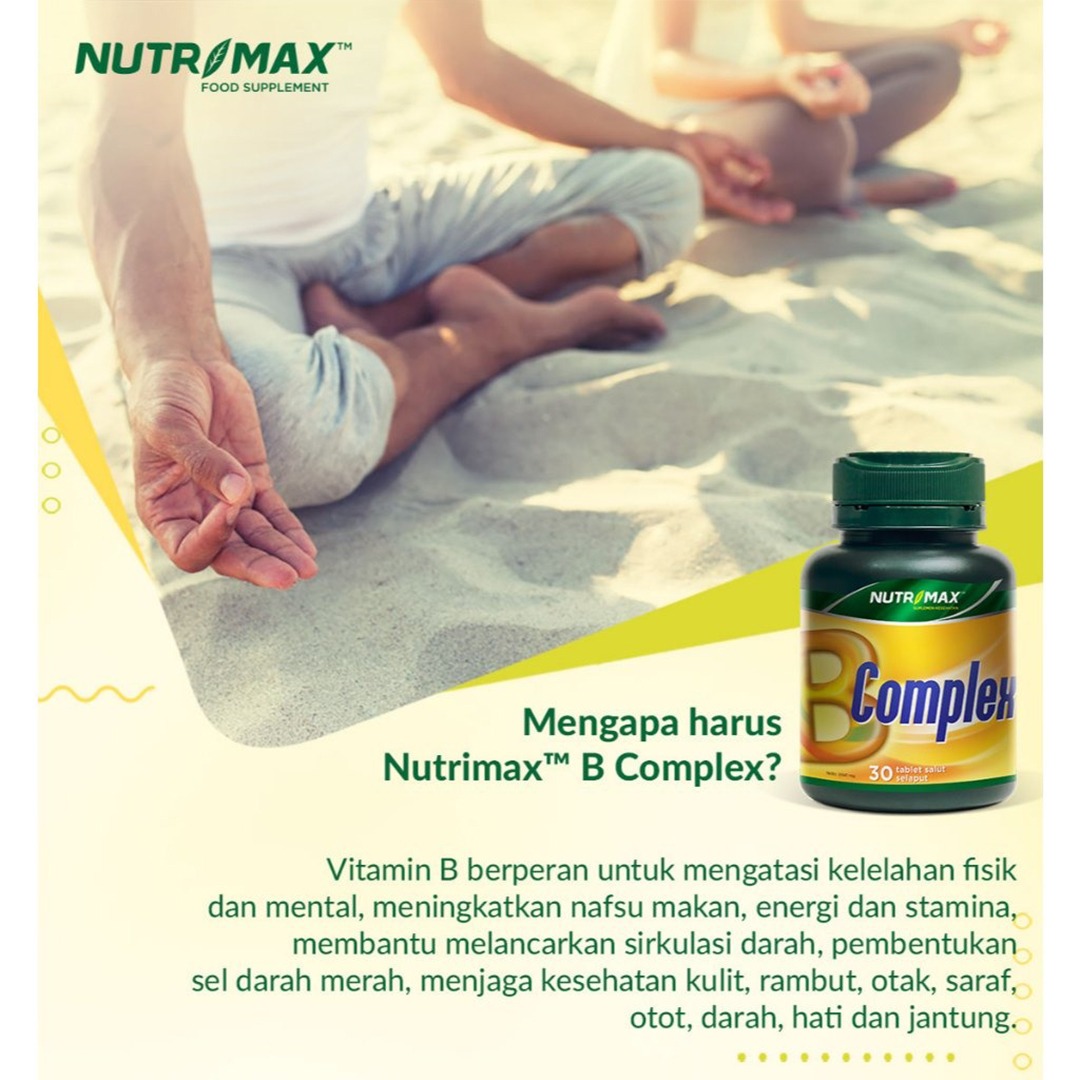 Nutrimax - B Complex Suplemen Kesehatan Vitamin B Kompleks