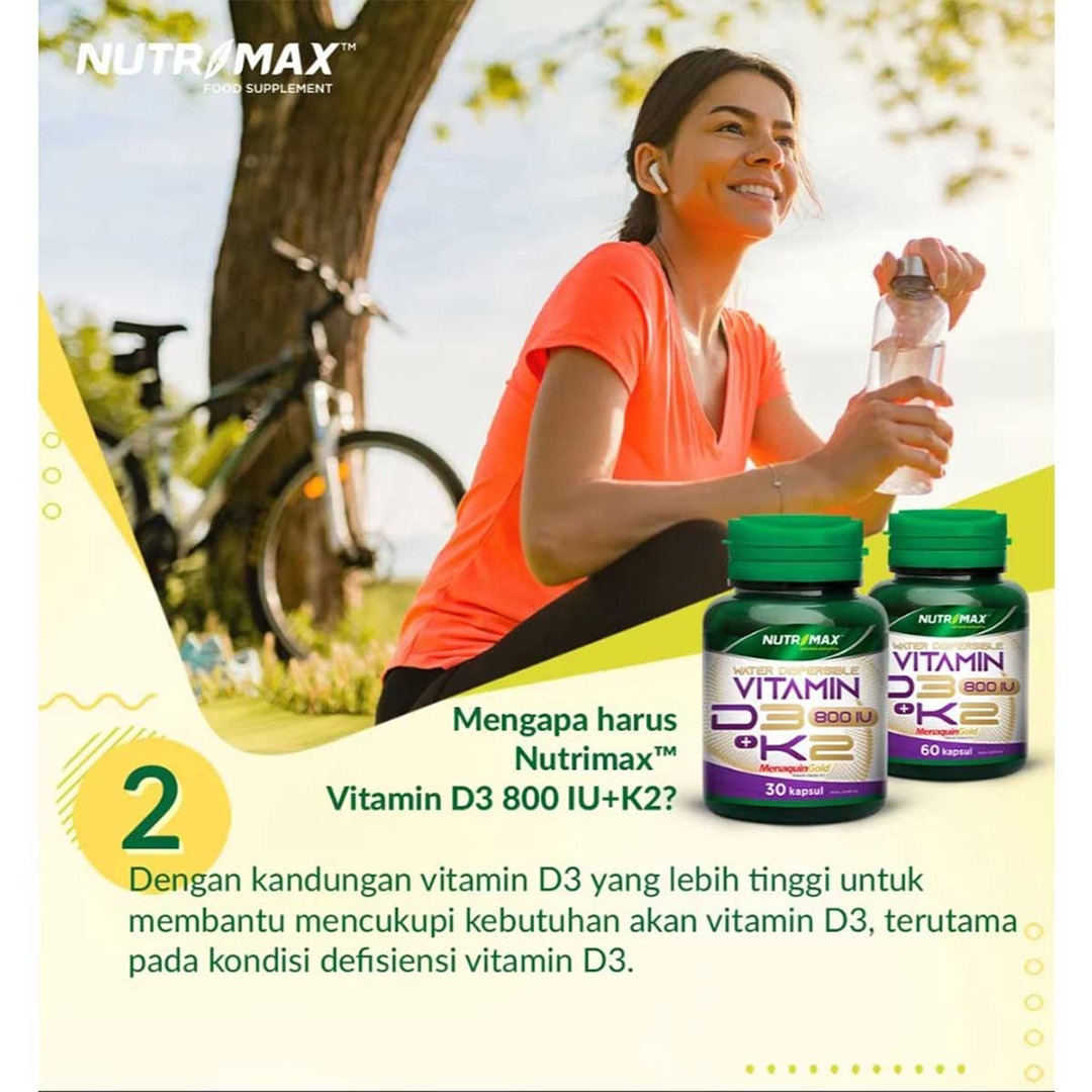 Nutrimax  - Water Dispersible Vitamin D3 800 IU + K2 MenaquinGold