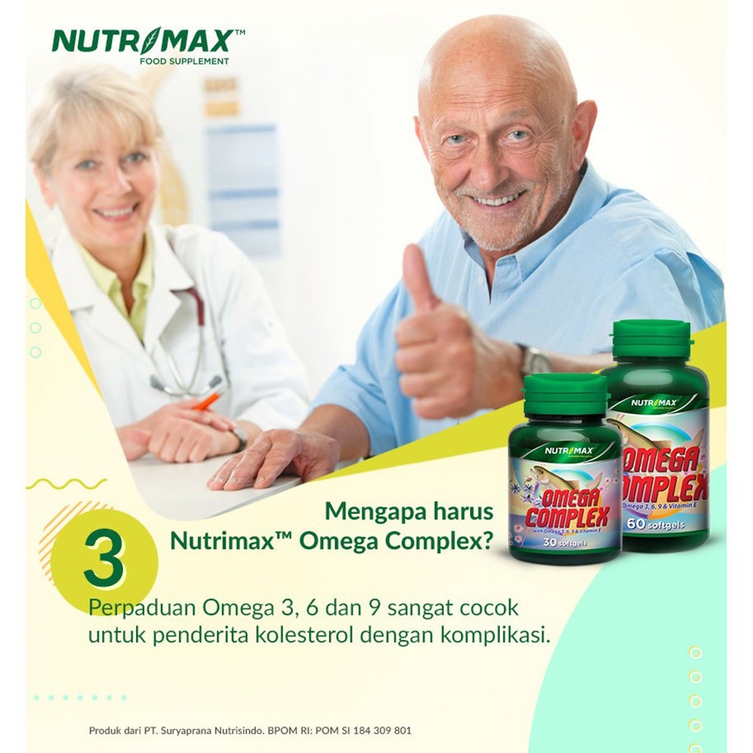 Nutrimax - Omega Complex Omega 3 6 9 & Vitamin E