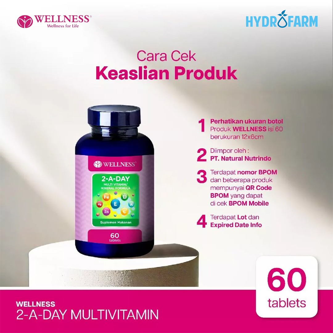 Wellness - Multi Vitamin / Mineral Formula 2-A-Day (60 Tablets)