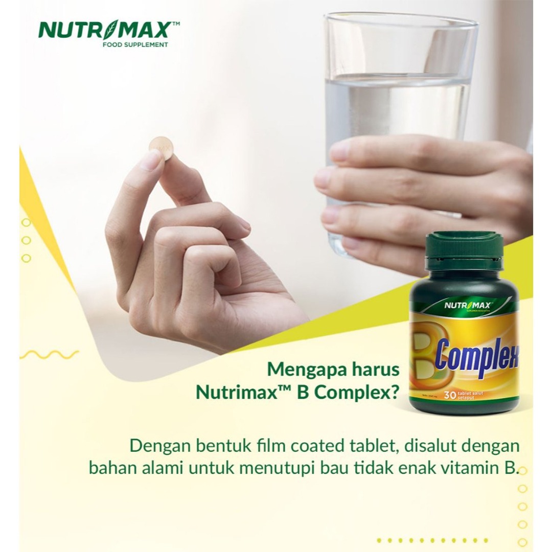 Nutrimax - B Complex Suplemen Kesehatan Vitamin B Kompleks
