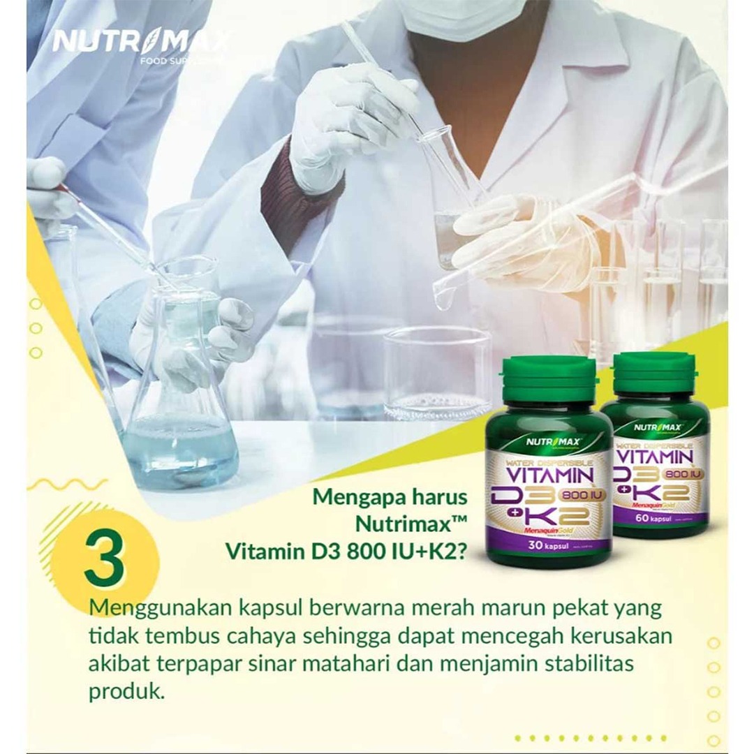 Nutrimax  - Water Dispersible Vitamin D3 800 IU + K2 MenaquinGold