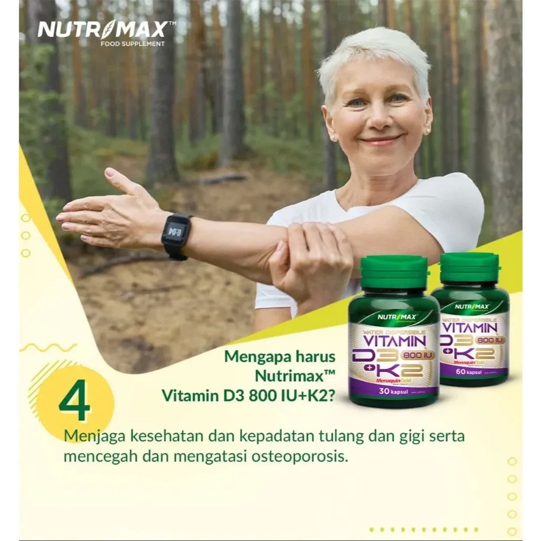 Nutrimax  - Water Dispersible Vitamin D3 800 IU + K2 MenaquinGold