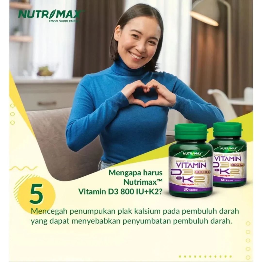 Nutrimax  - Water Dispersible Vitamin D3 800 IU + K2 MenaquinGold