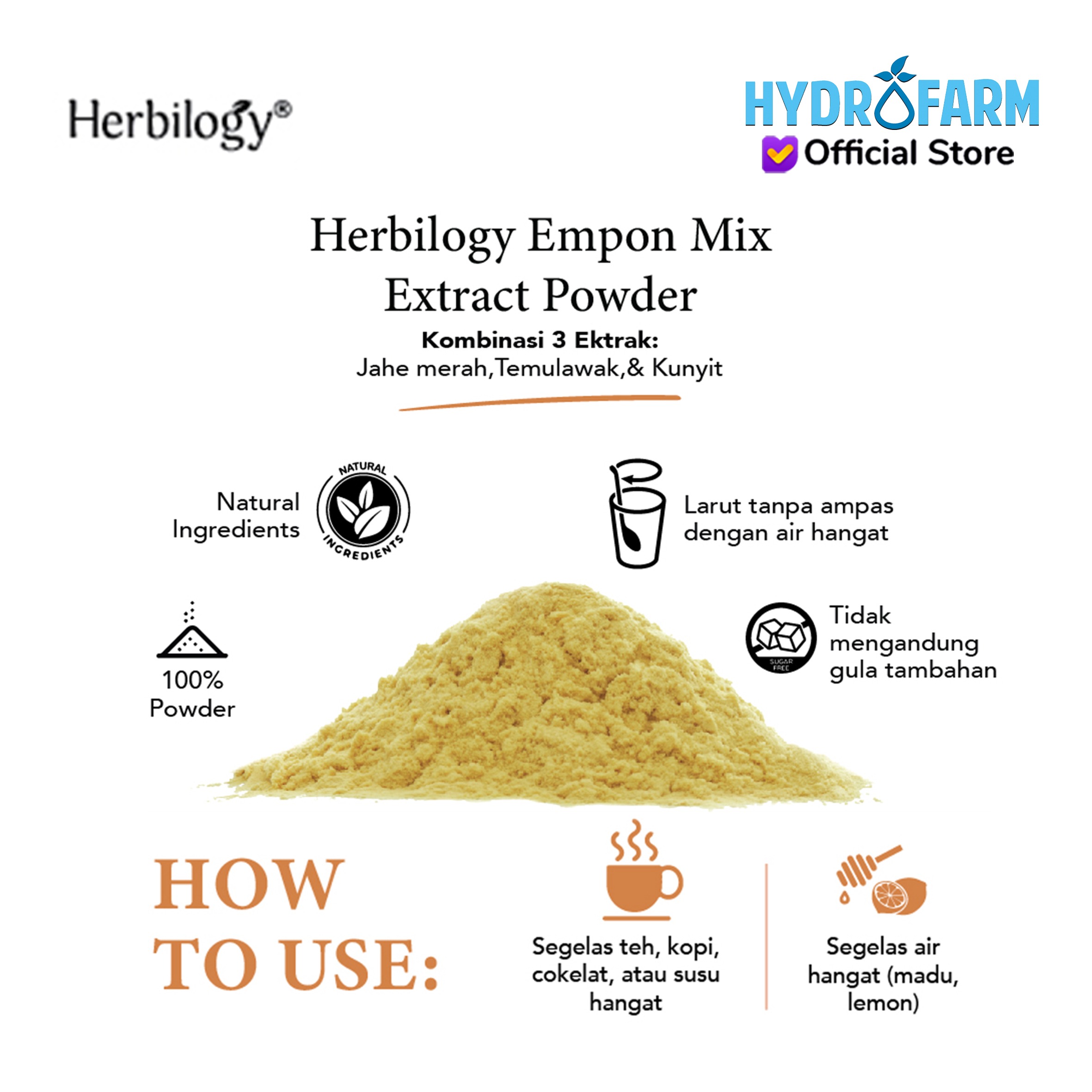 Herbilogy - Empon mix Extract Powder