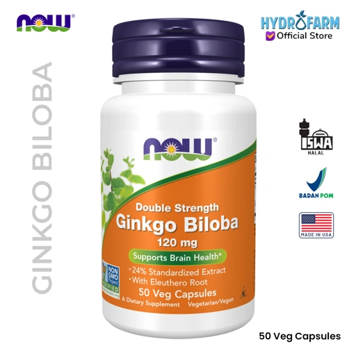 Image of Now - Ginkgo Biloba 120mg. Capsule