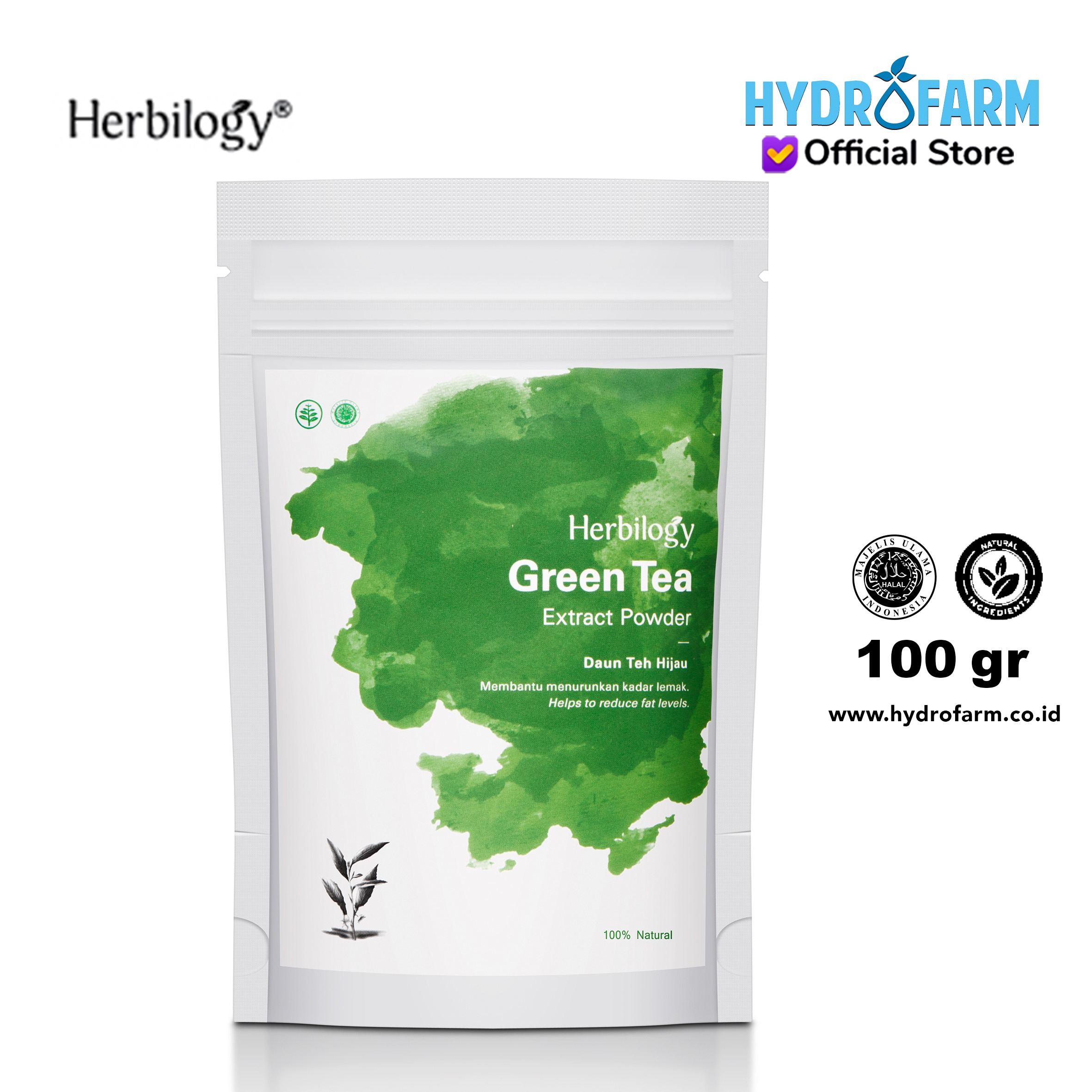 Herbilogy - Green Tea (Daun Teh Hijau) Extract Powder