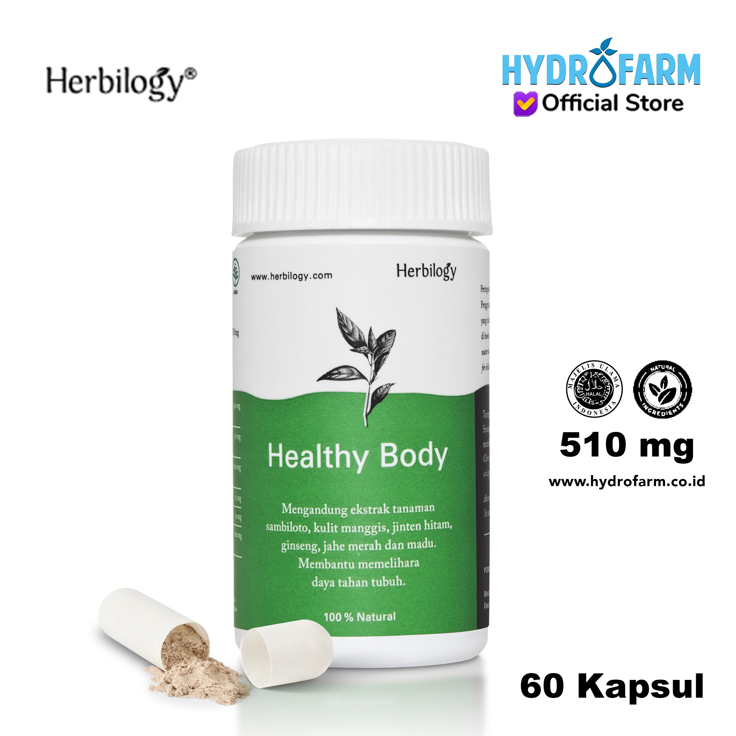 Herbilogy - Healthy Body Veg. Capsule