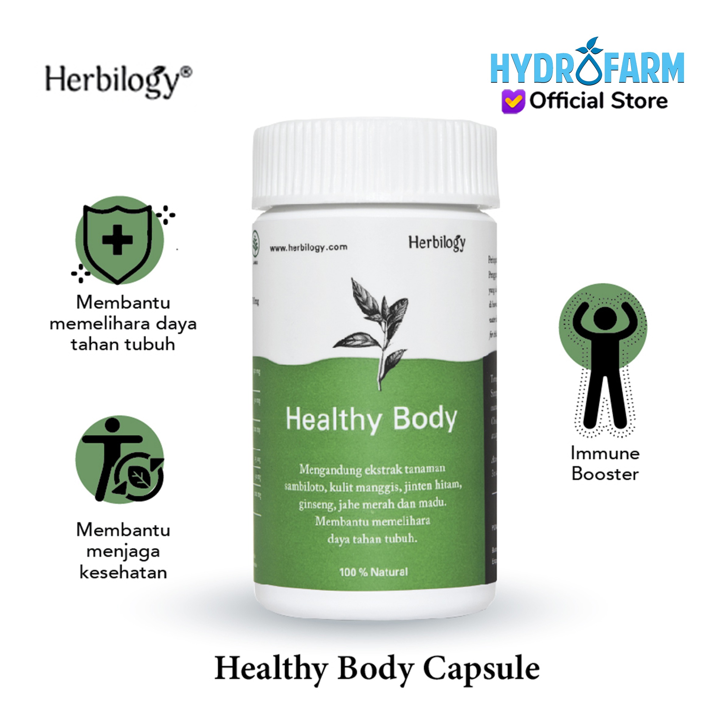 Herbilogy - Healthy Body Veg. Capsule