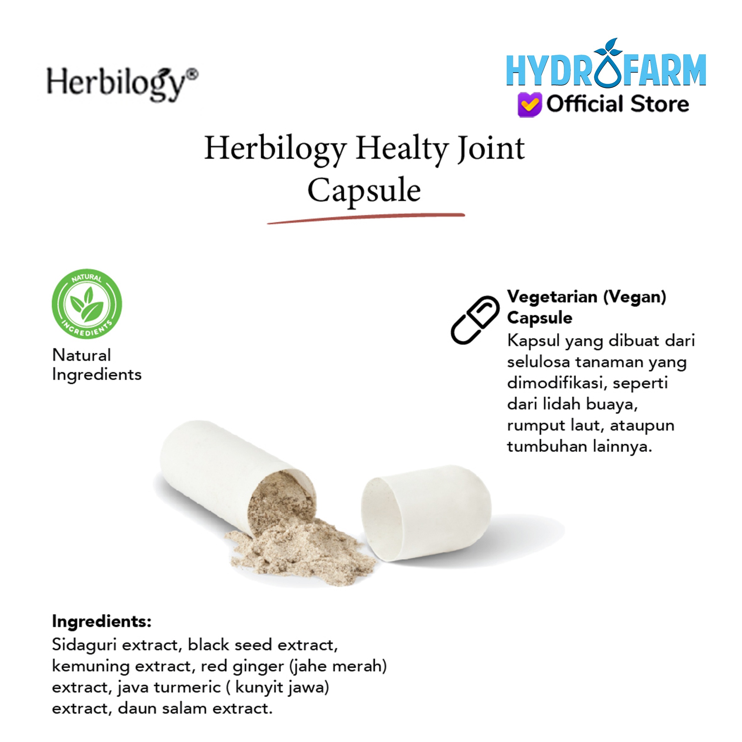 Herbilogy - Healthy Joint Veg. Capsule