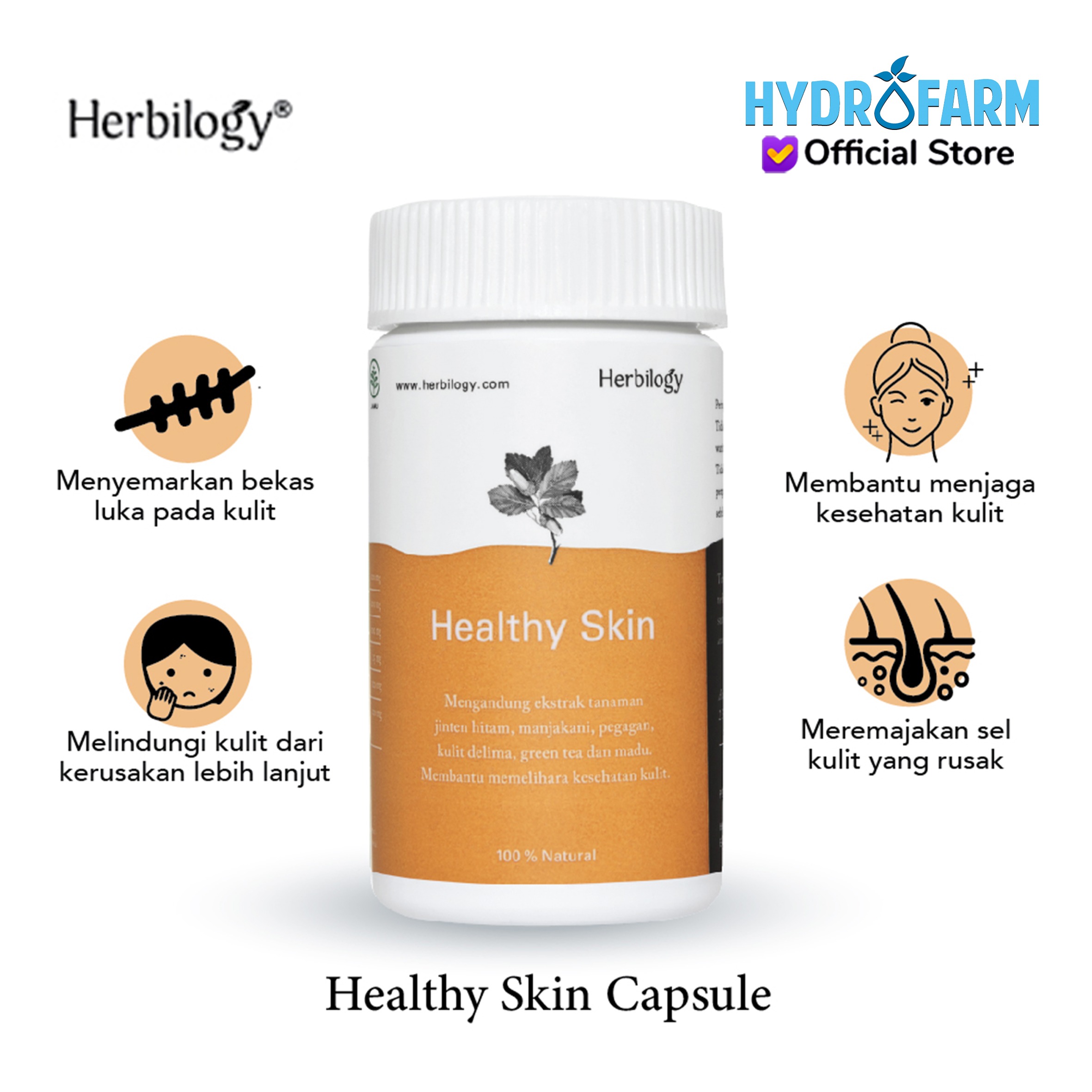 Herbilogy - Healthy Skin Veg. Capsule