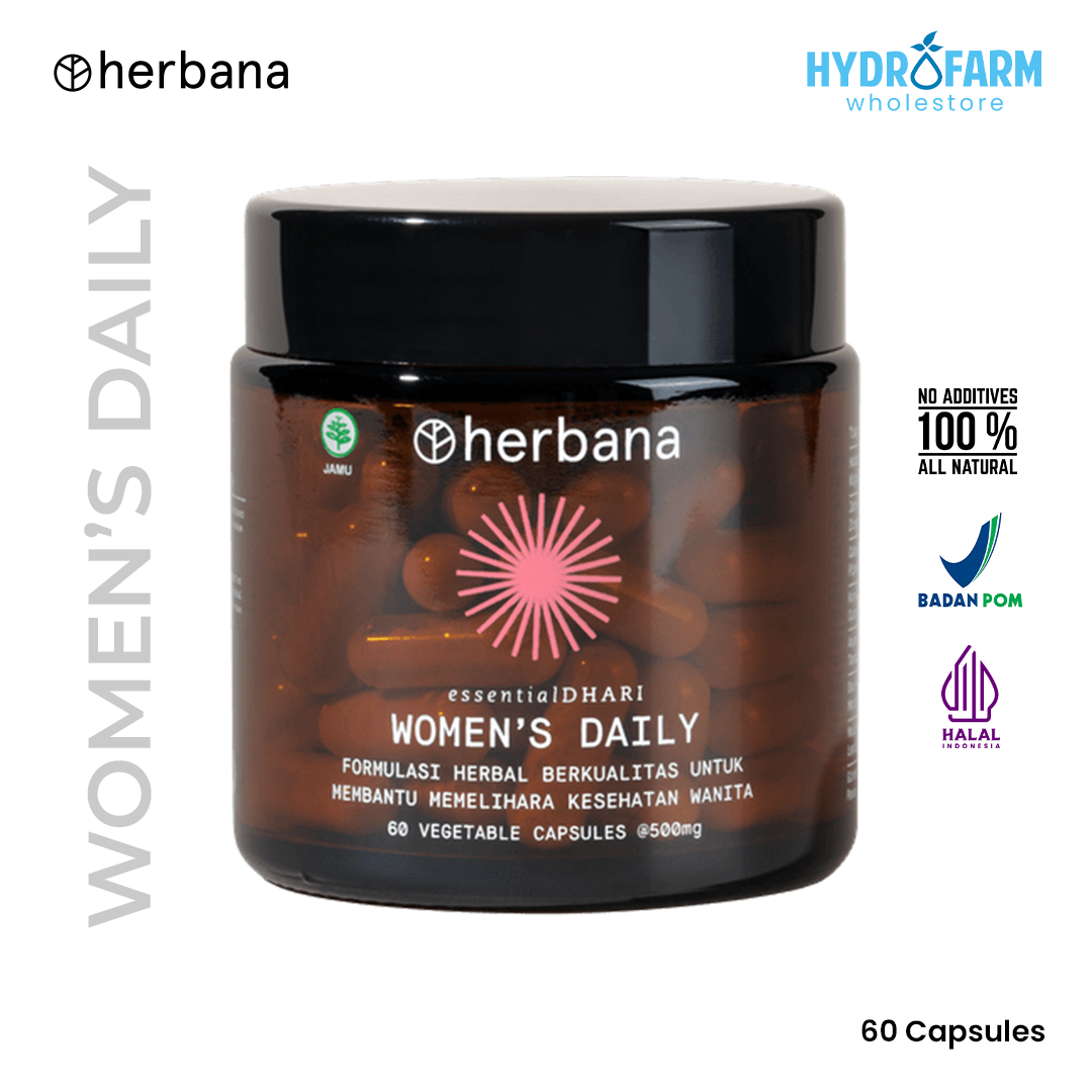Herbana - Women's Daily Herbal Stamina & Kesehatan Hormon Capsule