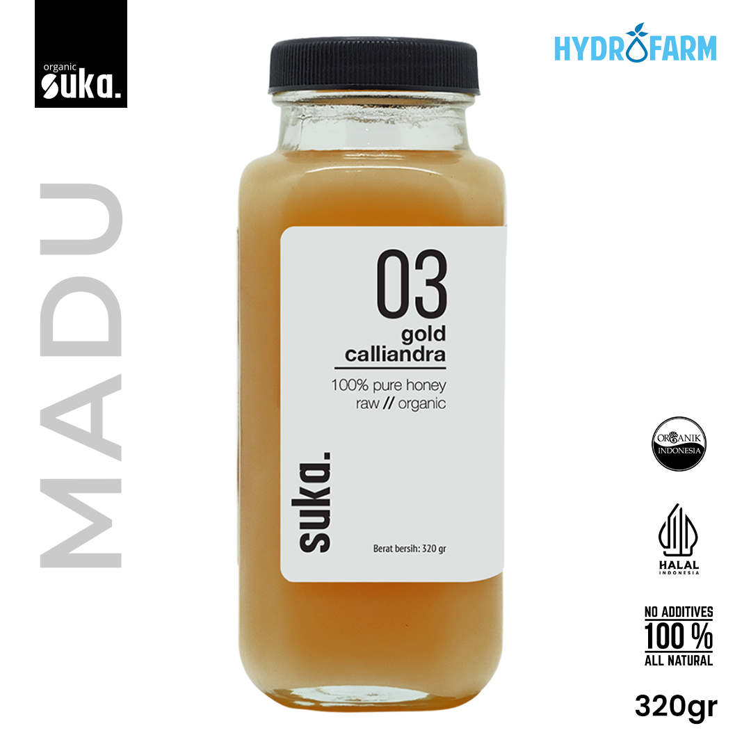 Gold Calliandra Honey / Madu Gold Calliandra Organik (320gr) - SUKA