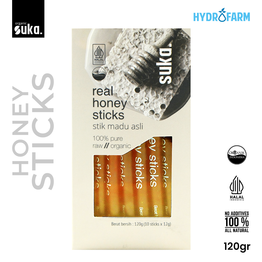 Real Honey Sticks / Madu Asli Organik (120gr) - SUKA