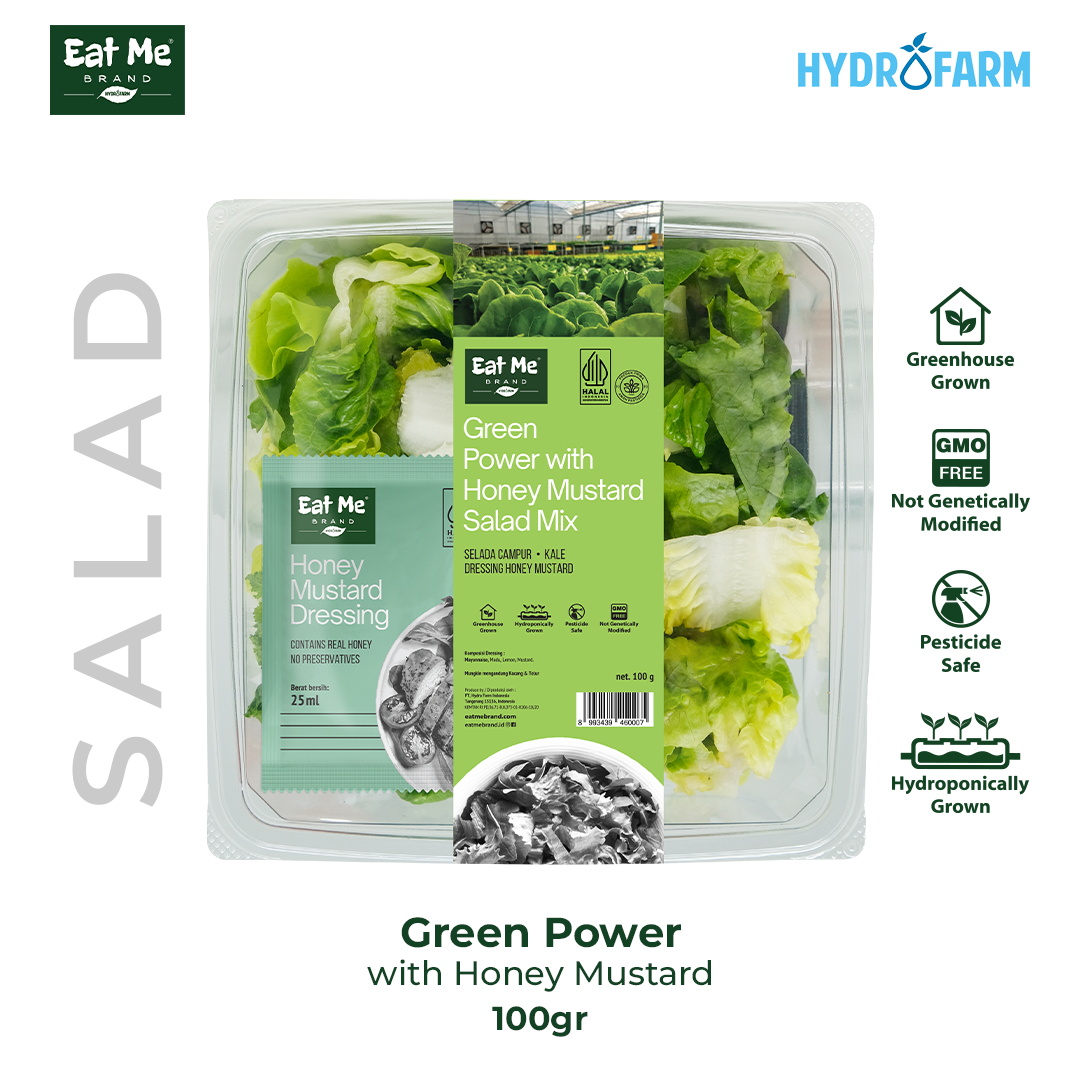 Salad Pack Hidroponik Green Power Salad - Eat Me Brand