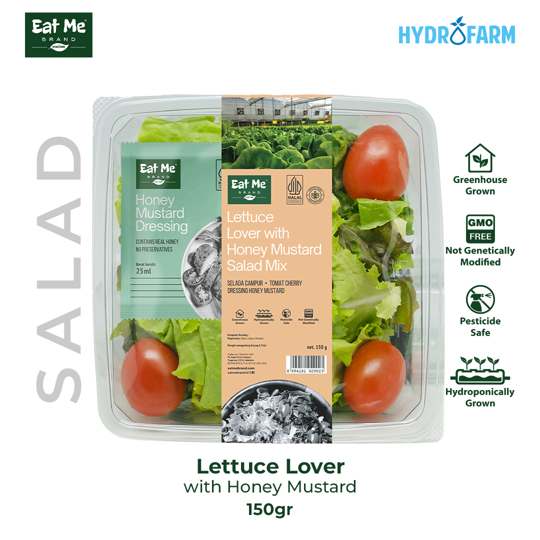 Lettuce Lover Salad + Tomato Pack Hidroponik (150g) - Eat Me Brand