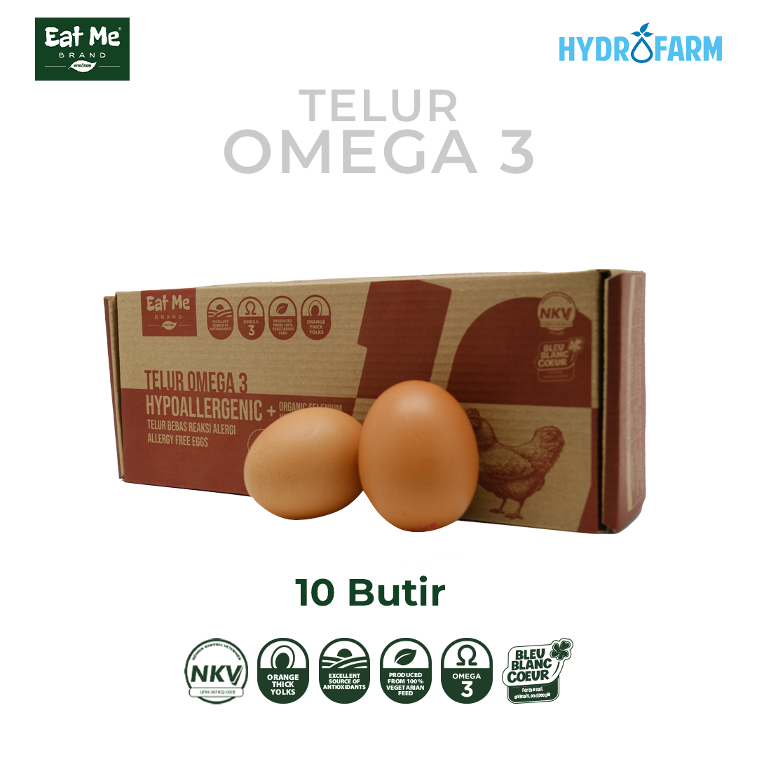 Eat Me Brand - Telur Hypoallergenic Omega Eggs / Telur Bebas Reaksi Alergi Free Eggs