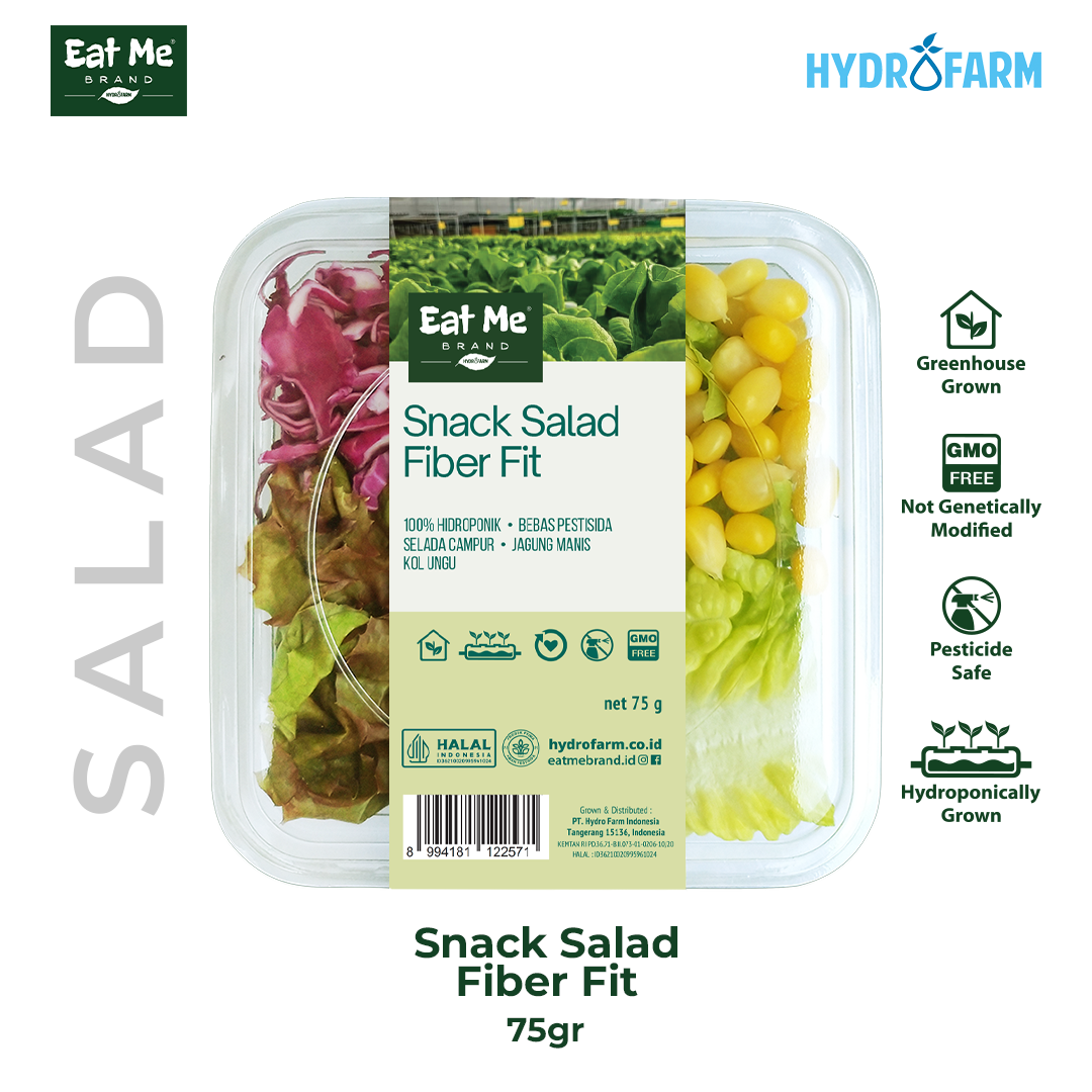 Salad Pack Hidroponik Fiber Fit Mix - Eat Me Brand