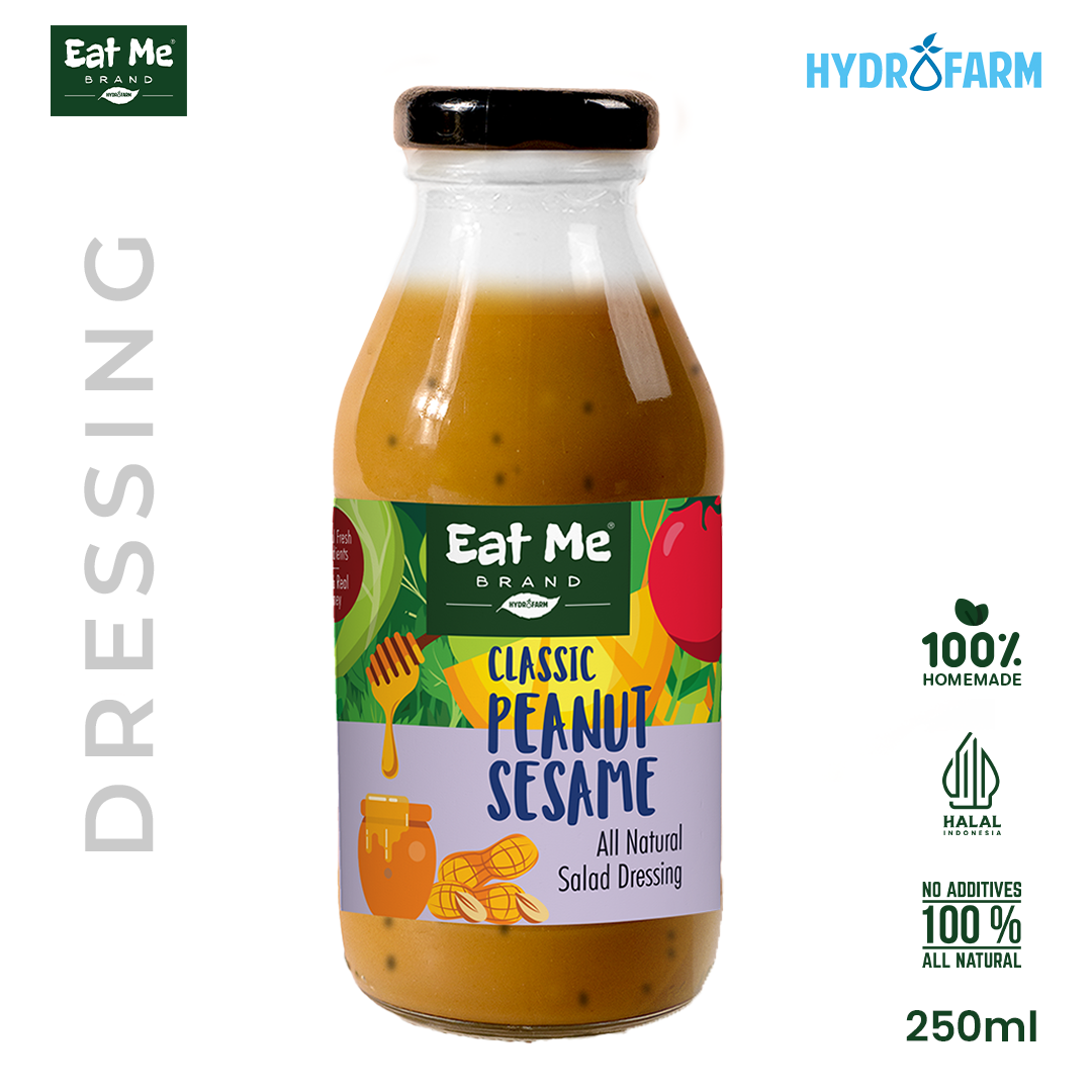 Salad Dressing Homemade Peanut Sesame Classic (250ml) - Eat Me Brand